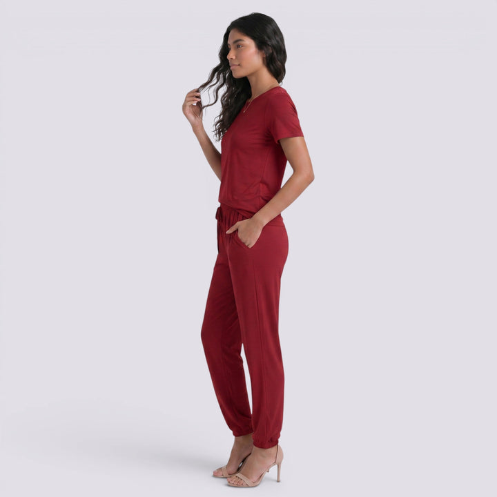 Conjunto Pijama Dos Piezas Mujer Manga Corta Elegante