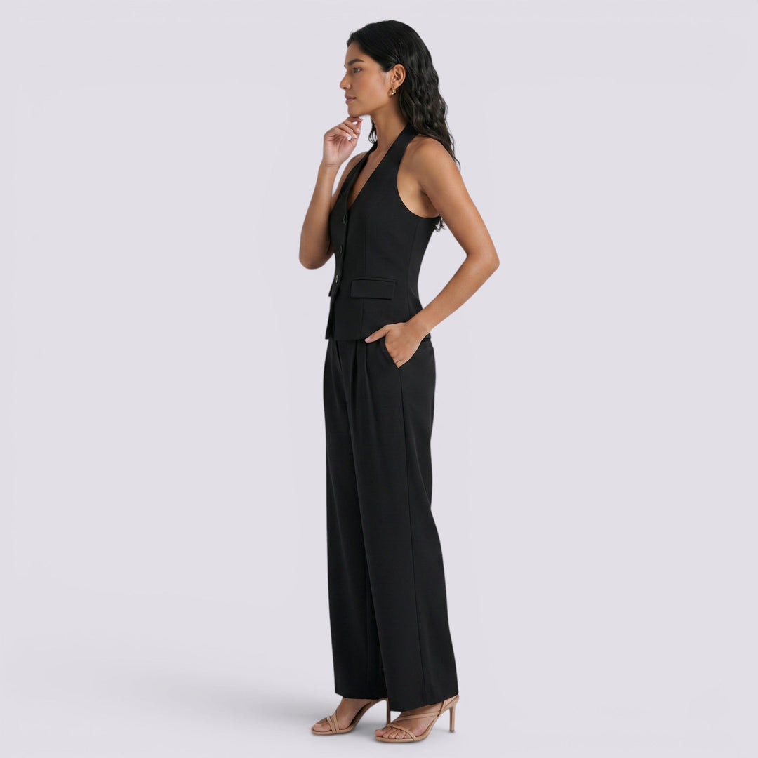 Conjunto Chaleco Pantalón Mujer Elegante