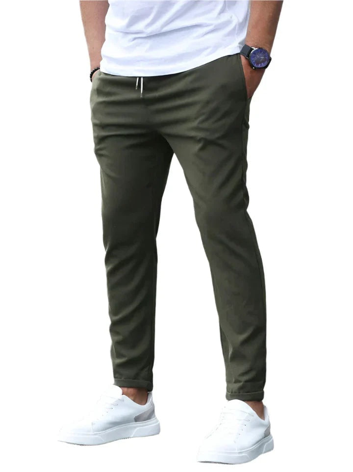 Tomás | Pantalón Chino de Algodón Elástico Hombre Corte Slim