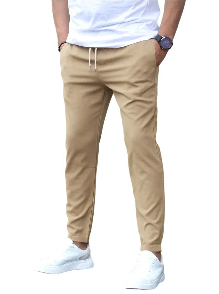 Tomás | Pantalón Chino de Algodón Elástico Hombre Corte Slim