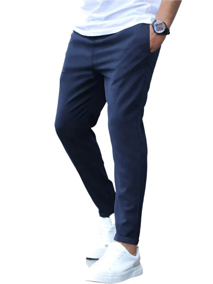 Tomás | Pantalón Chino de Algodón Elástico Hombre Corte Slim