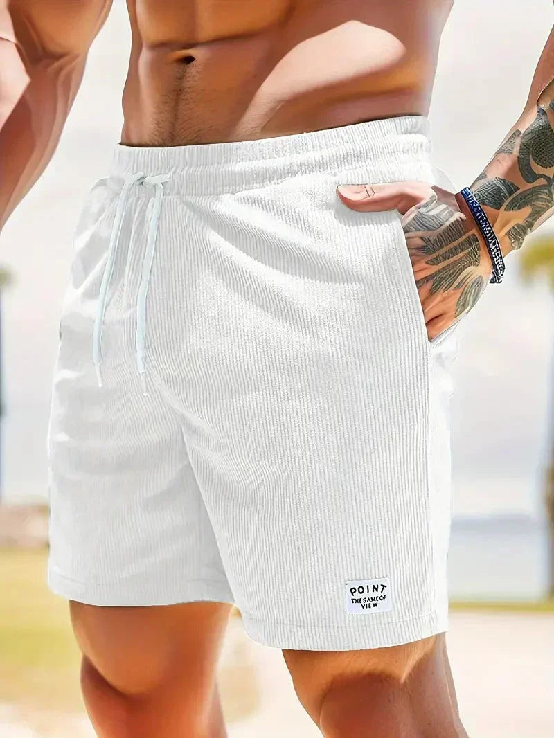 Unai | Pantalón Corto de Pana Hombre Cintura Elástica