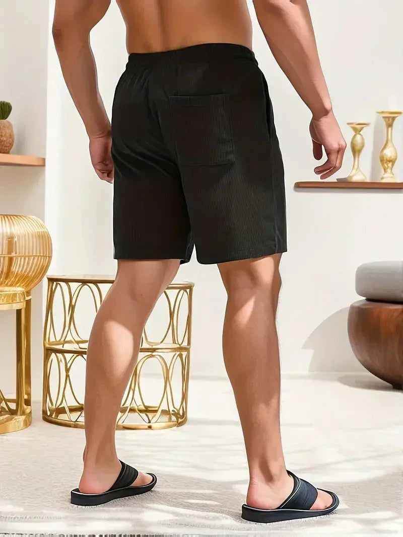Unai | Pantalón Corto de Pana Hombre Cintura Elástica