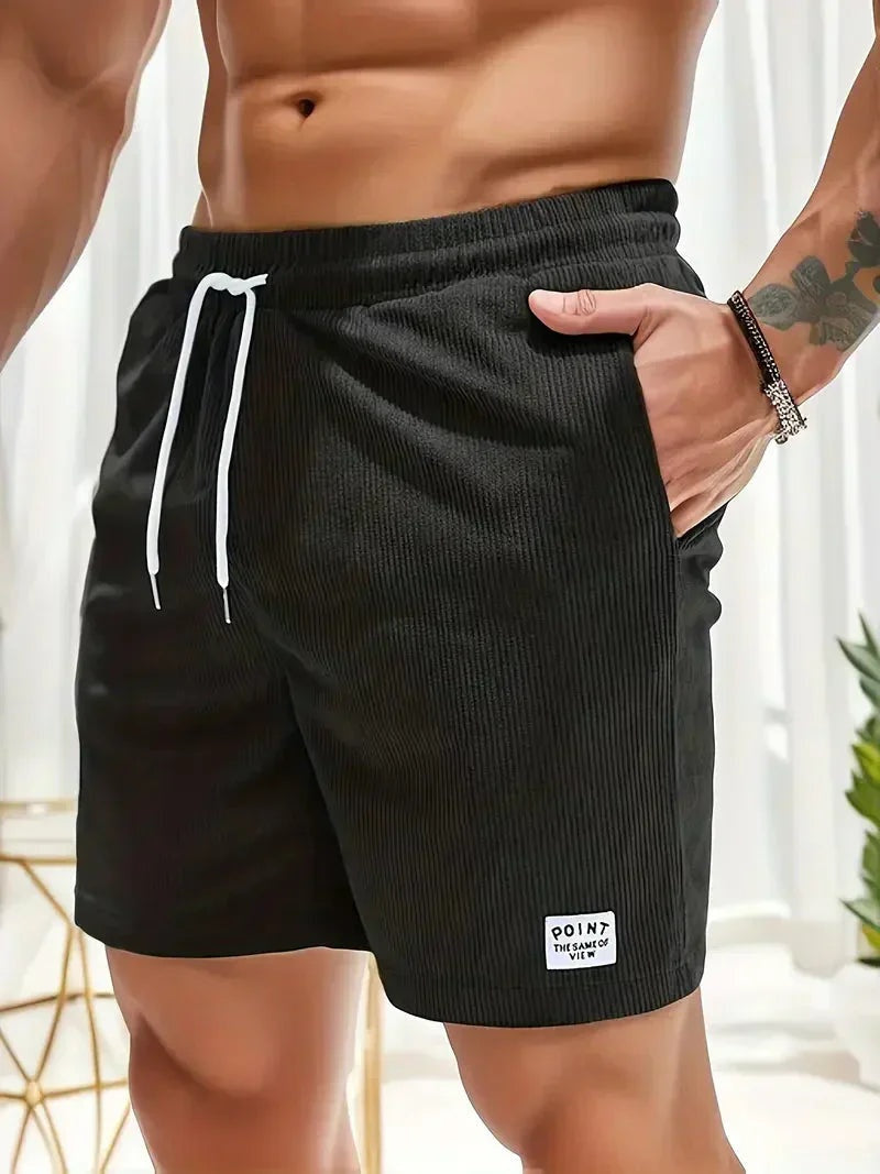 Unai | Pantalón Corto de Pana Hombre Cintura Elástica