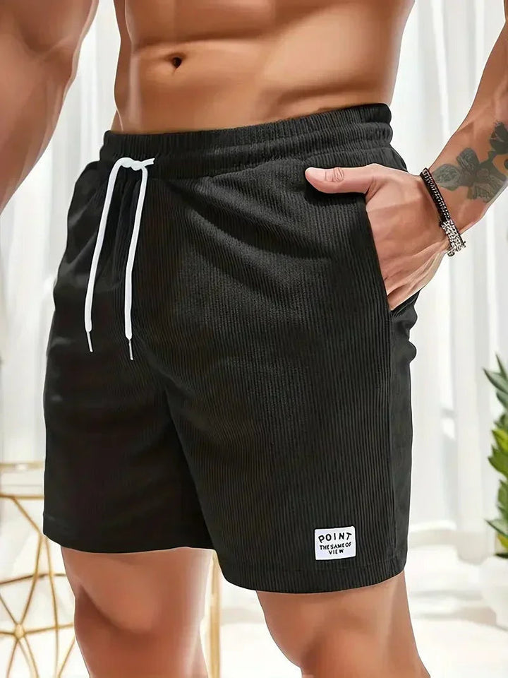 Unai | Pantalón Corto de Pana Hombre Cintura Elástica
