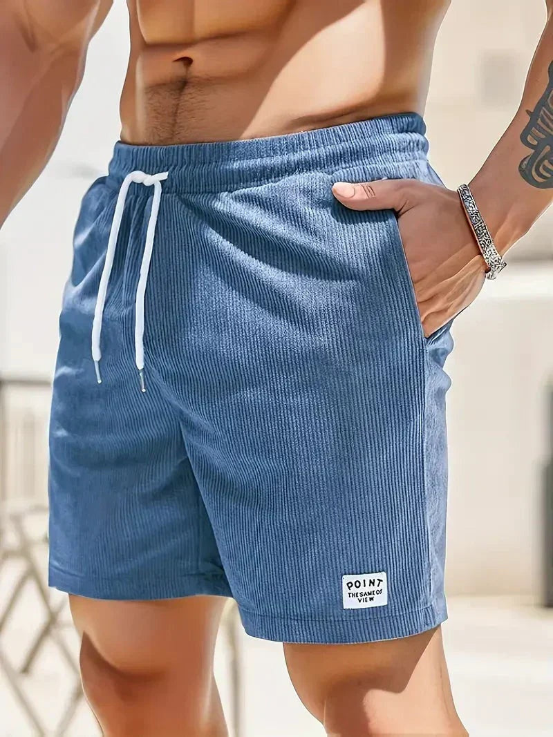 Unai | Pantalón Corto de Pana Hombre Cintura Elástica
